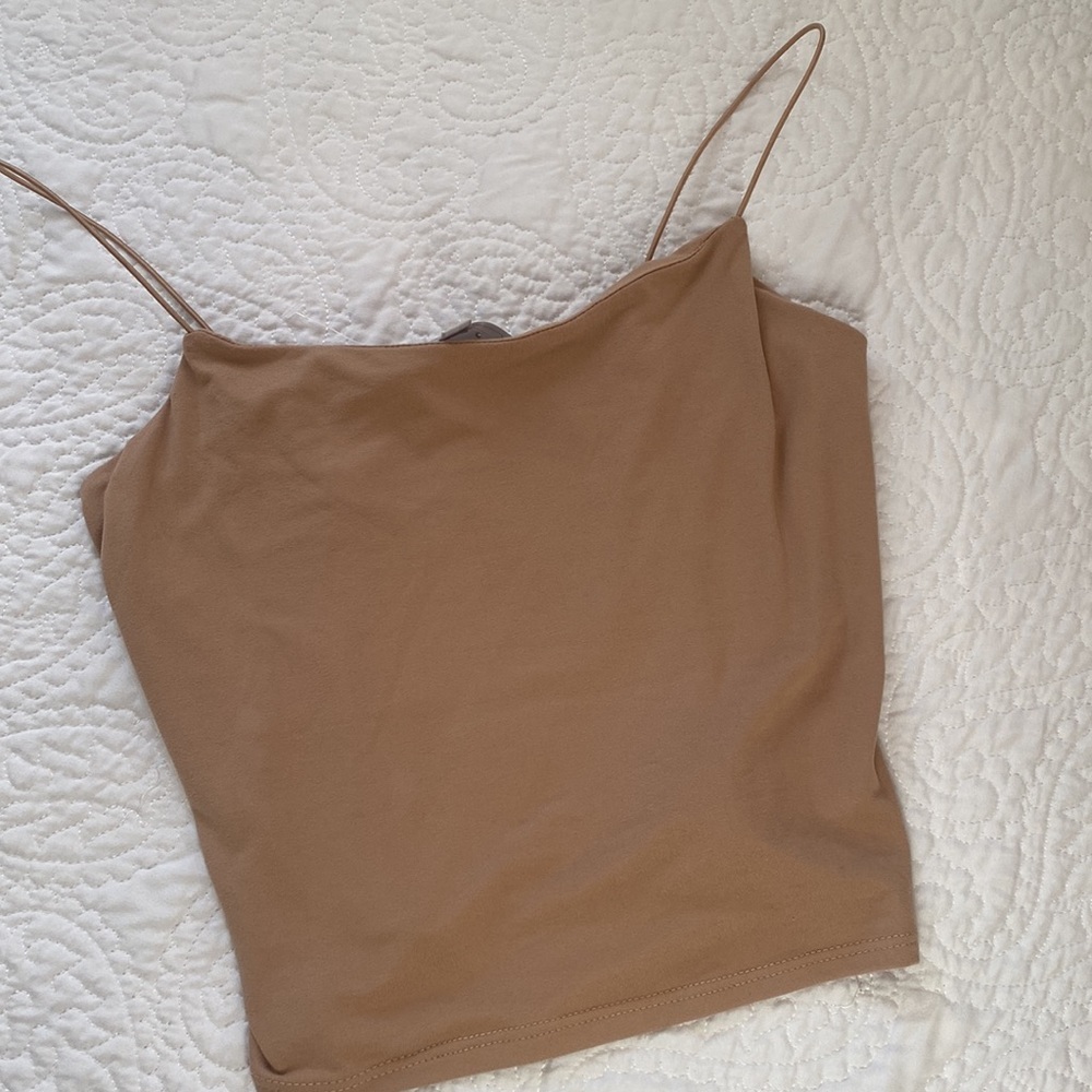 Soft Nude Cami Crop Top